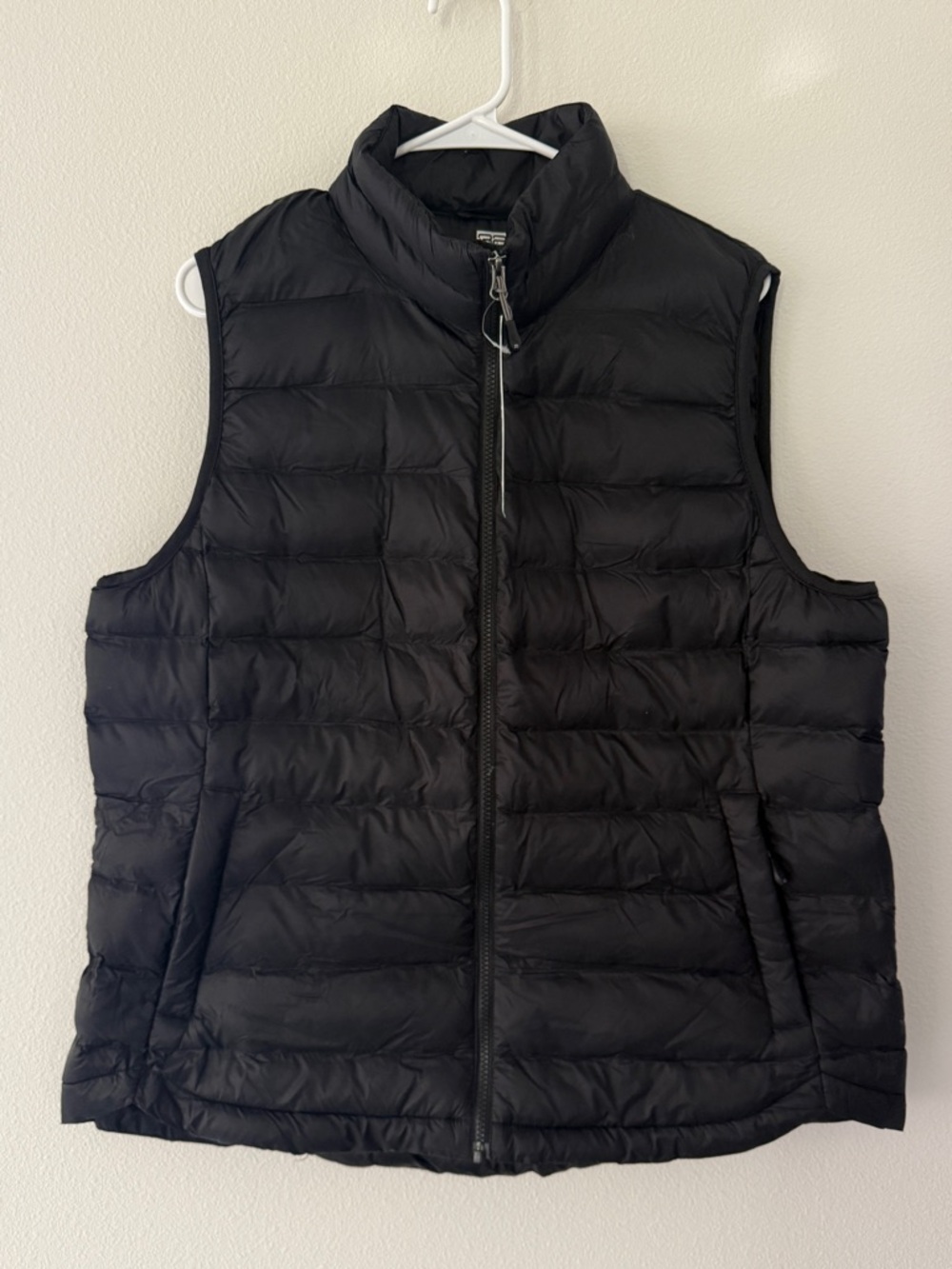NWT 32 Degrees Puffer Vest Black women’s XL Zipper